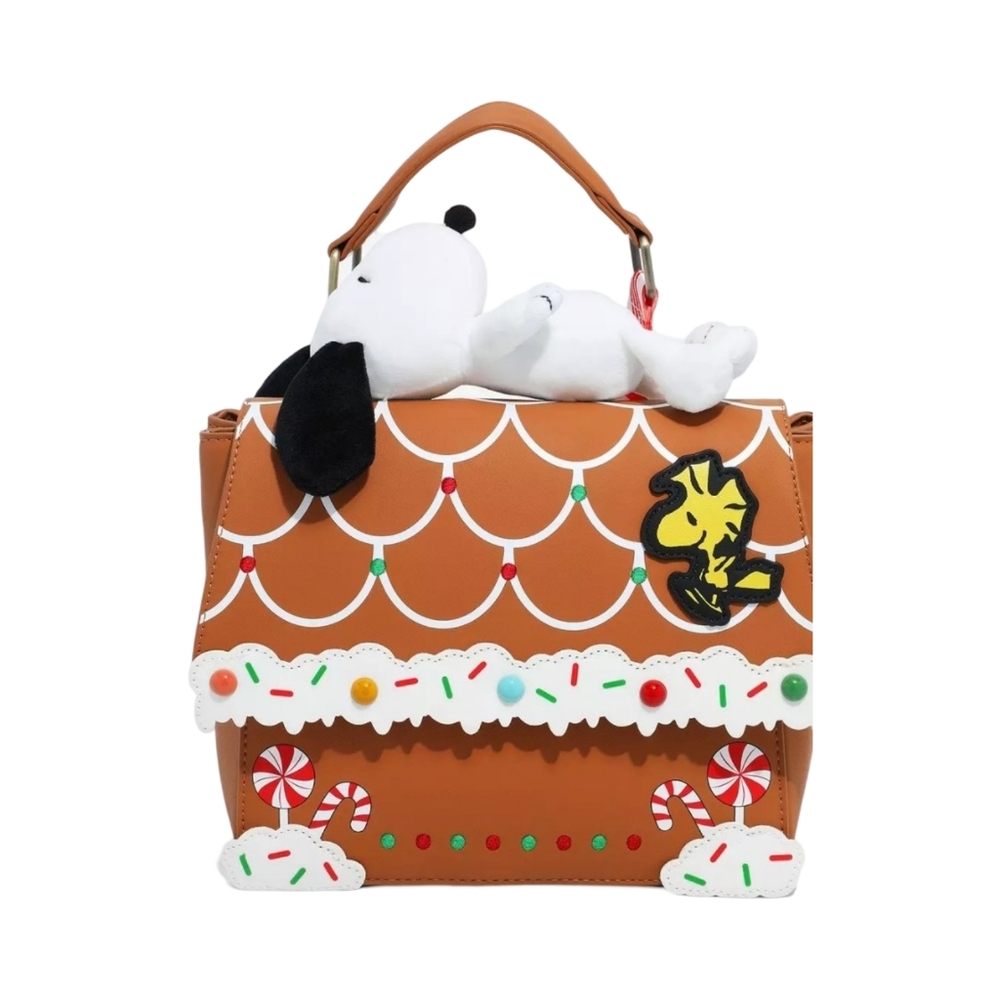 Peanuts Snoopy Gingerbread House Mini Backpack - NEW
